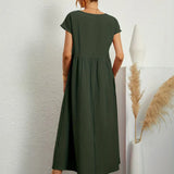 Gabrielle | Flowing Midi Dress with Timeless Elegance