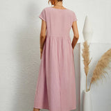 Gabrielle | Flowing Midi Dress with Timeless Elegance