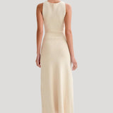 Fiona | Knit Sleeveless Maxi Dress