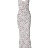 EVANGELINE - EMBROIDERED MAXI