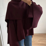 Bordeaux Wrap Coat