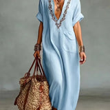 Marta | Bohemian Maxi Dress with Floral Print