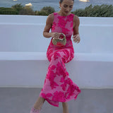 Alora - Elegant Floral Maxi Dress
