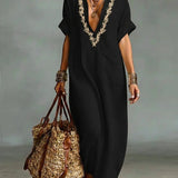 Marta | Bohemian Maxi Dress with Floral Print
