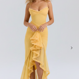 Edith - Charming Ruffled Gown