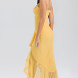 Edith - Charming Ruffled Gown