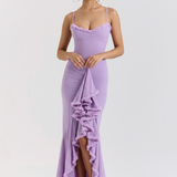Edith - Charming Ruffled Gown
