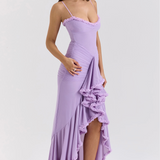 Edith - Charming Ruffled Gown