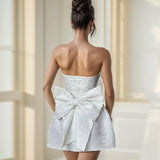 Avy - Stunning Bow Mini Dress
