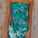 Vanity - Floral Strapless Mini Dress