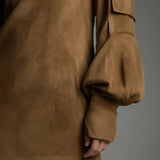 Marlowe | Vintage Suede Mini Dress