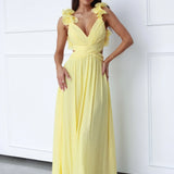 Vanessa - Elegant Backless Maxi Dress