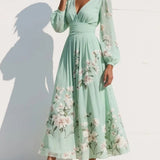 Prescela | Floral Midi Dress