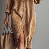 Elise | Soft Corduroy Dress
