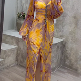 Gisselle - V Neck Maxi Dress