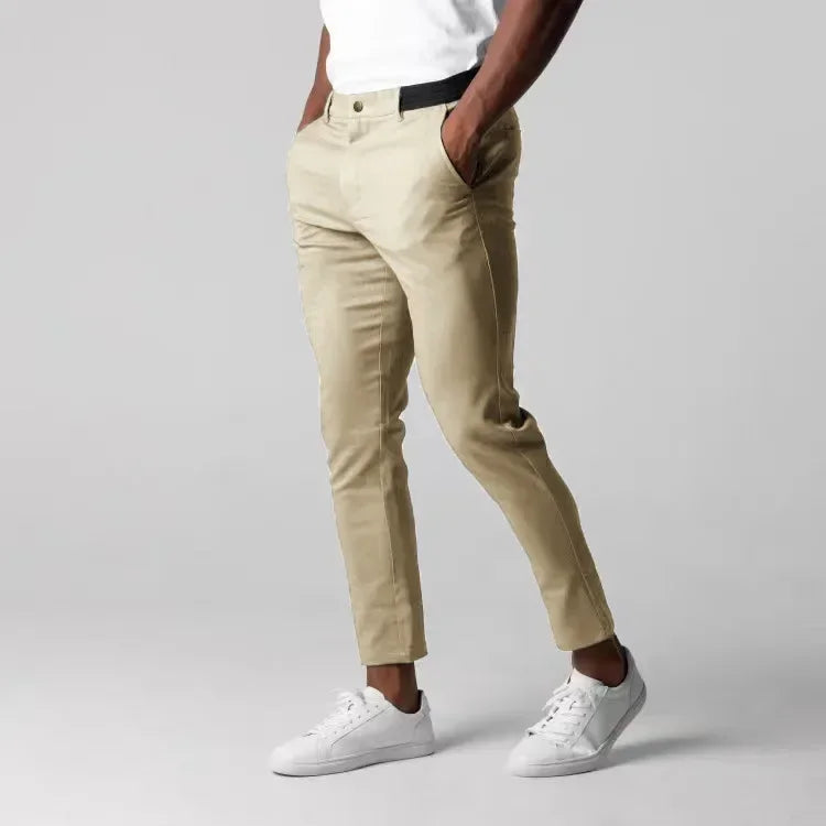 Active Slim Fit Chino Pants – Comfortable Stretch for Casual Outings
