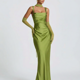 Backless Maxi Dress – Elegant Halter Design for Summer Nights
