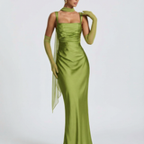 Backless Maxi Dress – Elegant Halter Design for Summer Nights