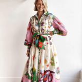 Dorthe - Elegant Italian Maxi Dress