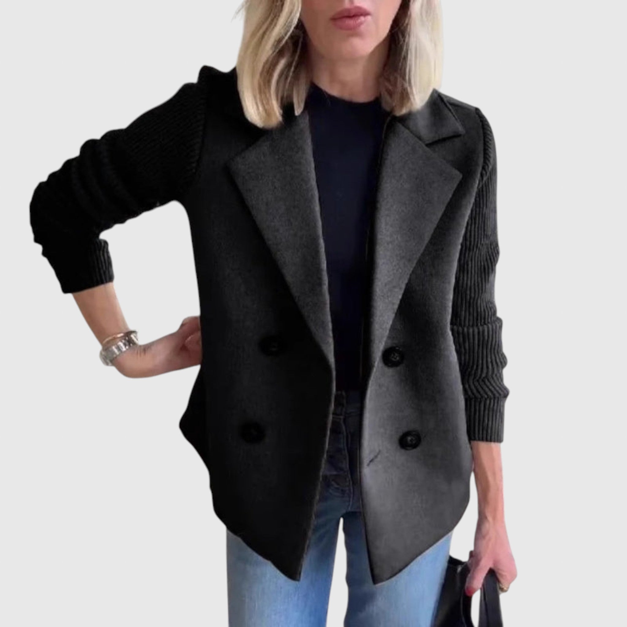 Velin – stickad kavaj