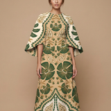 Bohemian Midi Dress – Chic High Waist Design for Summer Office Wear