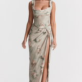 AMARI - BRONZÉ CORSET MAXI SKIRT