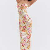 FIORELLA - Charming Floral Maxi Dress