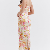 FIORELLA - Charming Floral Maxi Dress