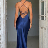 Natalie - Satin Maxi Dress