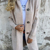 Frida - Elegant long knit cardigan
