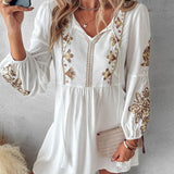 Velissa - Women's Boho Midi Dress