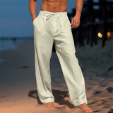 Luxe Linen Men's Pants – Breathable Casual Summer Style