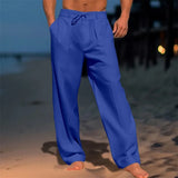 Luxe Linen Men's Pants – Breathable Casual Summer Style