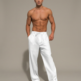 Luxe Linen Men's Pants – Breathable Casual Summer Style