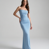Maxi Dress – Elegant Spaghetti Strap Summer Wedding Guest Outfit