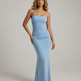 Maxi Dress – Elegant Spaghetti Strap Summer Wedding Guest Outfit