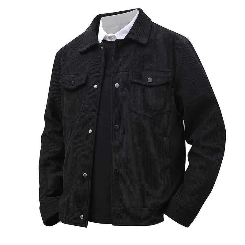 Men's Casual Corduroy Jacket – Stylish Versatile Outerwear for All Seasons