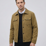 Men's Casual Corduroy Jacket – Stylish Versatile Outerwear for All Seasons