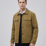Men's Casual Corduroy Jacket – Stylish Versatile Outerwear for All Seasons