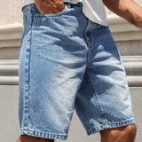 Men's Casual Denim Shorts – Relaxed Fit with Vintage Charm