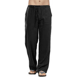 Men's Casual Linen Pants – Breathable Summer Comfort