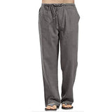 Men's Casual Linen Pants – Breathable Summer Comfort