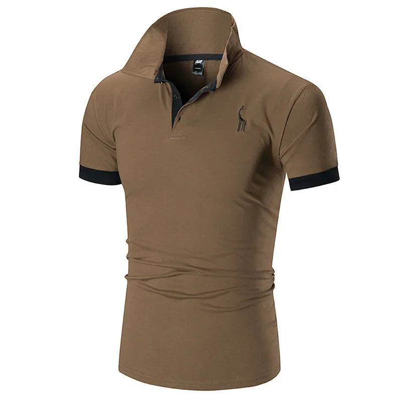 Men's Casual Polo Shirt – Lightweight Breathable Summer Essential