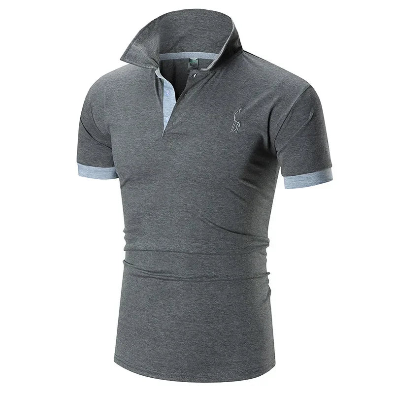 Men's Casual Polo Shirt – Lightweight Breathable Summer Essential