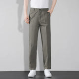 Men's Classic Chinos – High Waist Comfortable Trousers for Versatile Style