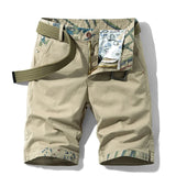 Men's Cotton Cargo Shorts – Relaxed Fit with Practical Pockets for Casual Summer Adventures