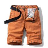 Men's Cotton Cargo Shorts – Relaxed Fit with Practical Pockets for Casual Summer Adventures