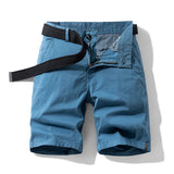 Men's Cotton Cargo Shorts – Relaxed Fit with Practical Pockets for Casual Summer Adventures