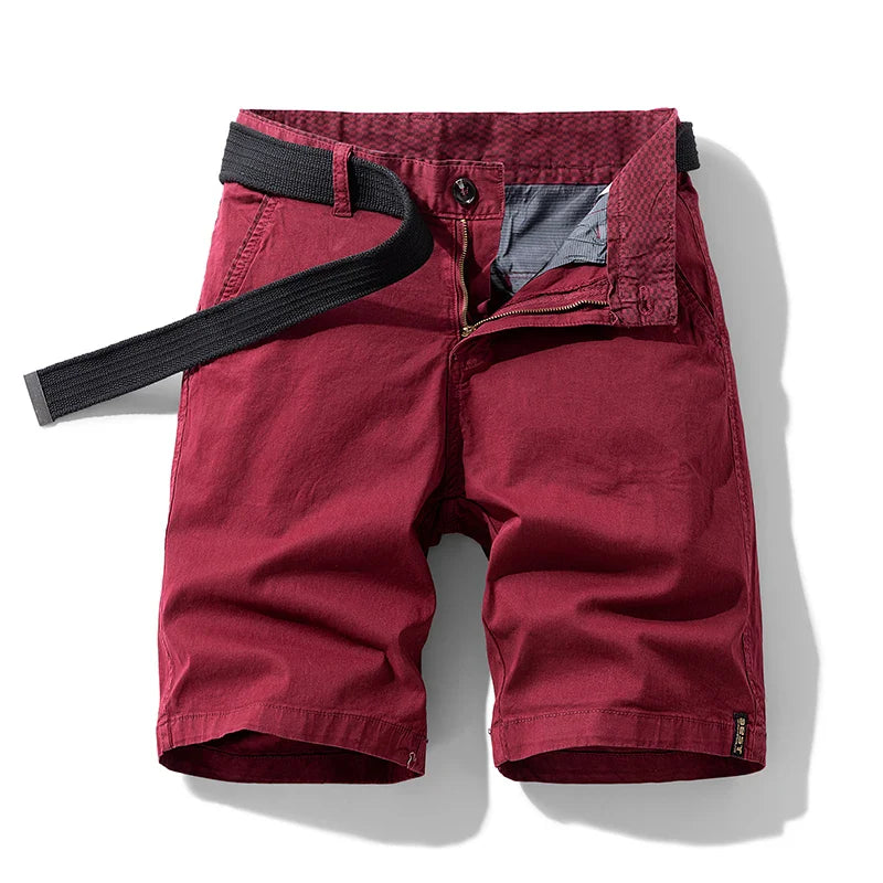 Men's Cotton Cargo Shorts – Relaxed Fit with Practical Pockets for Casual Summer Adventures