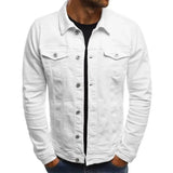 Men's Denim Jacket – Stylish Multi-Pocket Casual Wear for Versatile Outings
